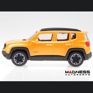 Jeep Renegade Die Cast Model - 1:43 Scale - Orange